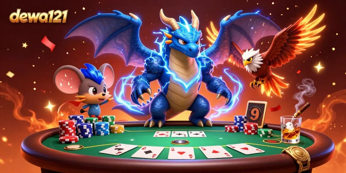 Ikuti pengalaman kasino mendebarkan dewa121 yang menampilkan aksi poker dinamis dan karakter yang hidup.