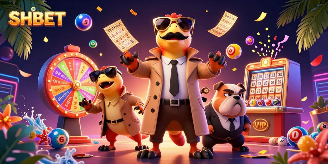 Experience thrilling gameplay at SHBET with vibrant lottery action and colorful casino elements.