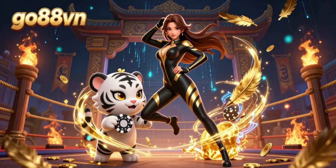 Engage in thrilling gameplay at go88vn with vibrant scenes of gambling excitement and adventure.