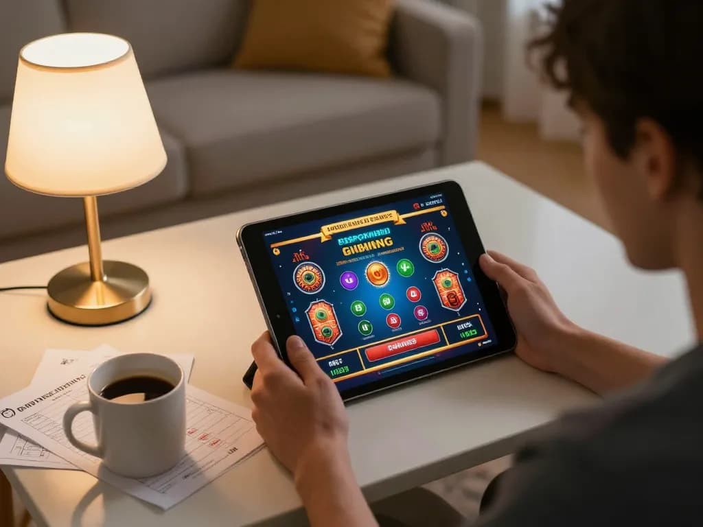 Engaging in online gaming on buenas ph platform, showcasing casino interface with strategy notes.