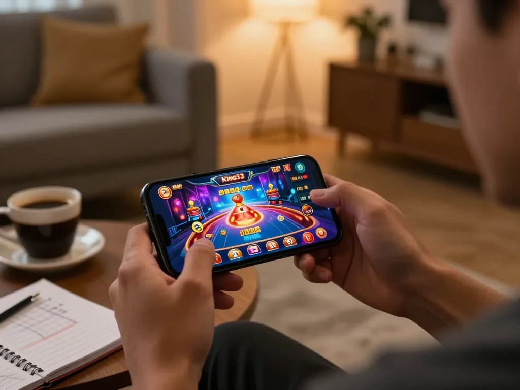 Experience the excitement of online gaming with king33 on your smartphone at home