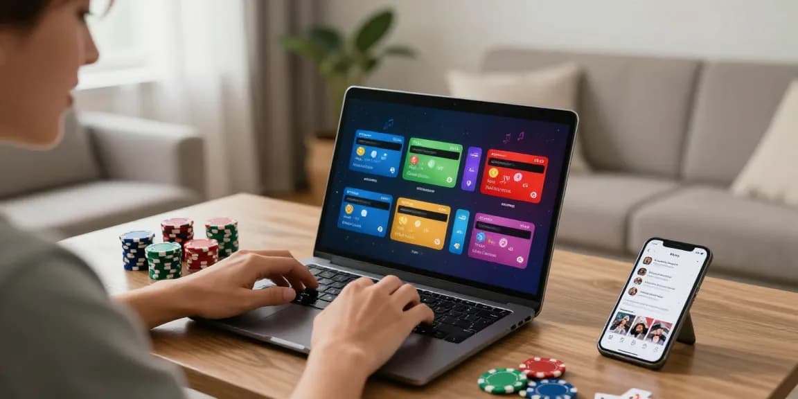 Player at home enjoying the convenience of being-there.org.uk's credit card casinos