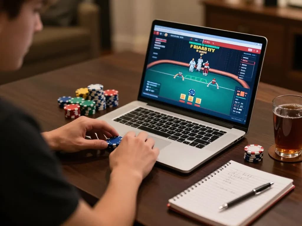 Engaging in online poker gameplay at home using link ggdewa777 for strategic betting opportunities