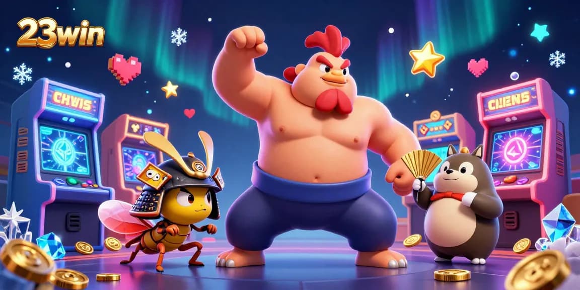 Experience thrilling moments at 23win with dynamic casino games and vibrant characters.