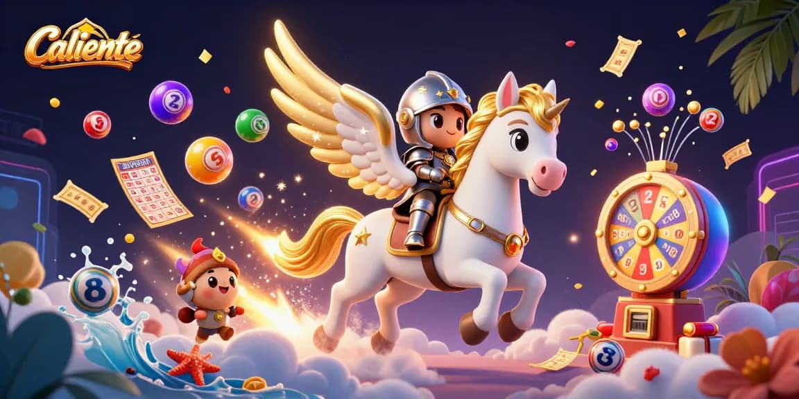 Bet on Caliente and enjoy vibrant lottery-themed action with stardust and captivating visuals.