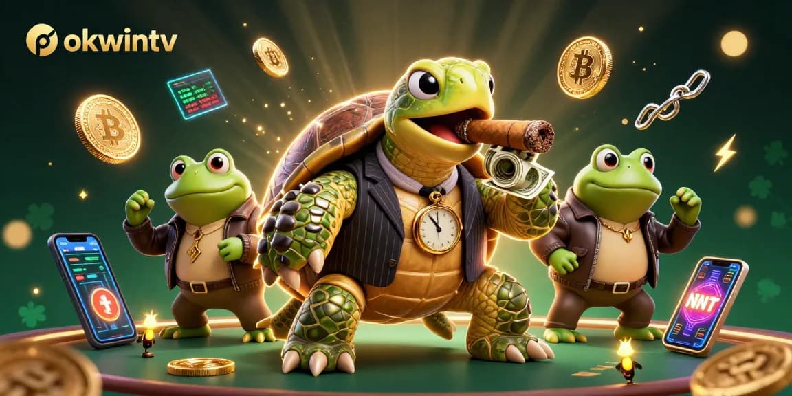Experience top-quality live soccer streaming on okwintv, showcasing vibrant casino elements and characters.