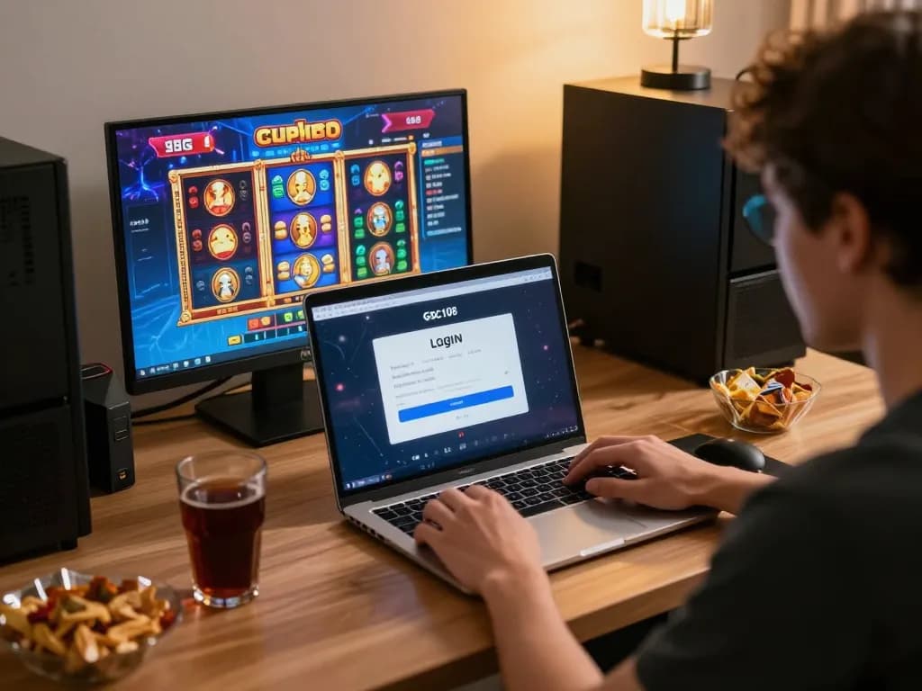 Terlibat dalam Gsc108 Login untuk pengalaman permainan slot online yang menarik di rumah yang nyaman.