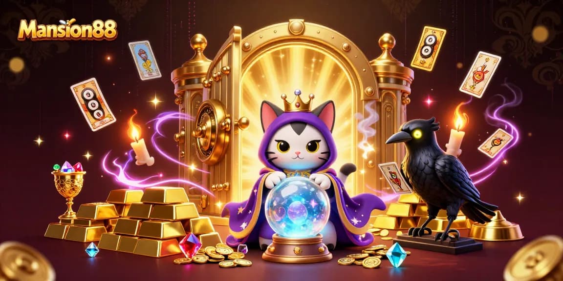 Mansion88 offers thrilling slots action with vibrant characters and dazzling treasures in an entertaining scene.