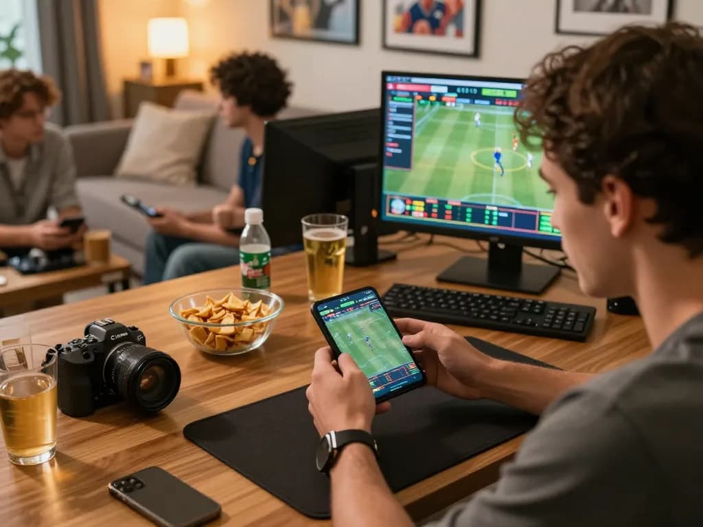 Engaging in strategic sports betting on sun win platform with live game statistics and snacks around