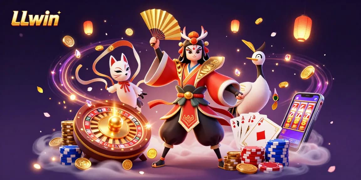 Experience thrilling gameplay at LLwin with immersive casino characters and vibrant visual elements.