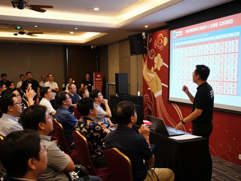 Togel hari ini live draw event capturing audience excitement and winning number announcements.