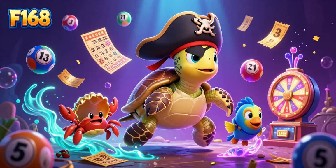 Experience thrilling gaming adventures with F168 as pirate characters delve into a treasure-filled underwater realm.