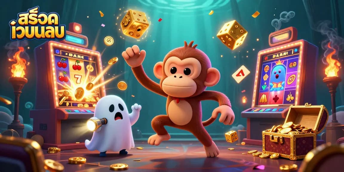 Experience thrilling gameplay in สล็อตเว็บตรง with a lively casino scene and spirited characters.