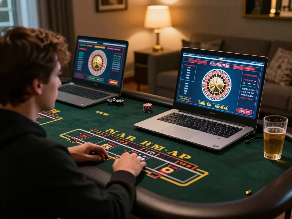 Engaging online gameplay experience at 79KING with vibrant game interface and cozy home setting