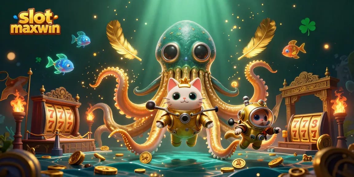 Slot maxwin menyajikan ilustrasi kasino dengan karakter cemerlang dan elemen permainan yang memukau.