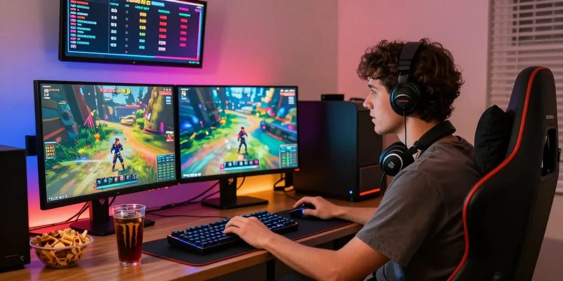 Immerse in the thrilling Sawo4D gaming experience with a stylish workstation setup.