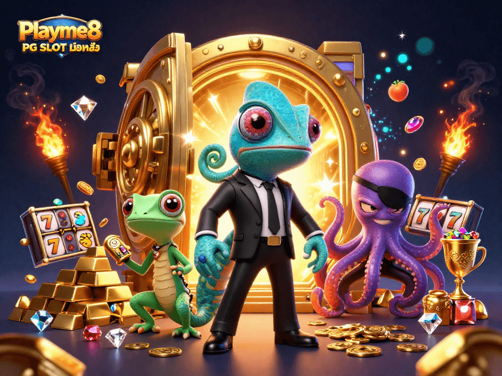 เล่น Playme8 สล็อต PG SLOT มือถือ พร้อมสัมผัสความตื่นเต้นในคาสิโนออนไลน์ที่สดใส