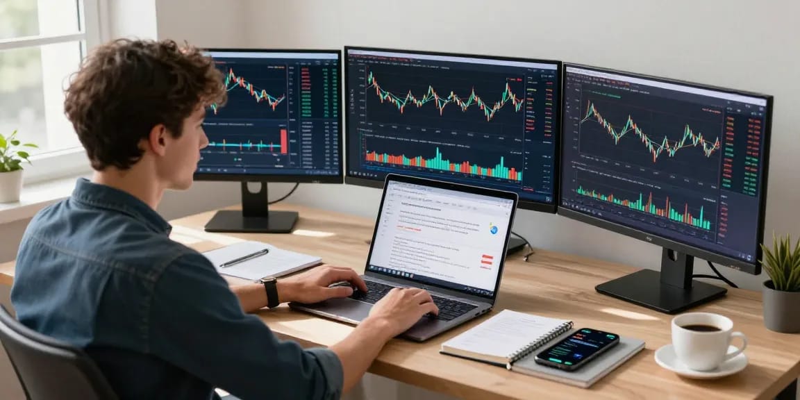 Торговля на BitMEX: отзывы bitmex на ноутбуке в современном офисе