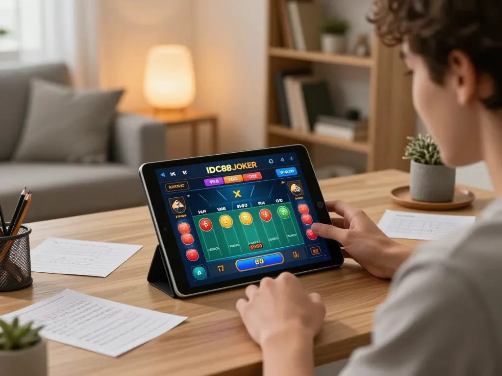 Engaging gameplay on IDC88JOKER platform illustrates strategic online gambling excitement.