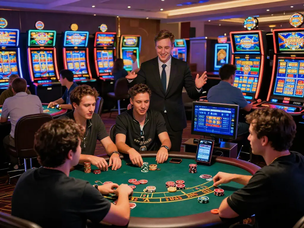 Exciting online casino atmosphere at https://xx88.day/ showcasing vibrant gaming action.