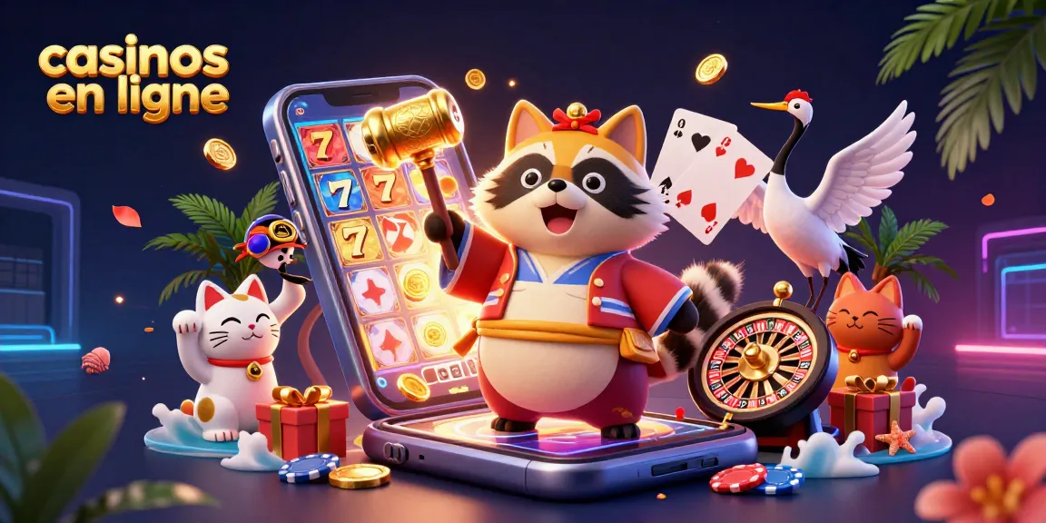 Play exciting games at casinos en ligne with vibrant 3D characters and dynamic elements.