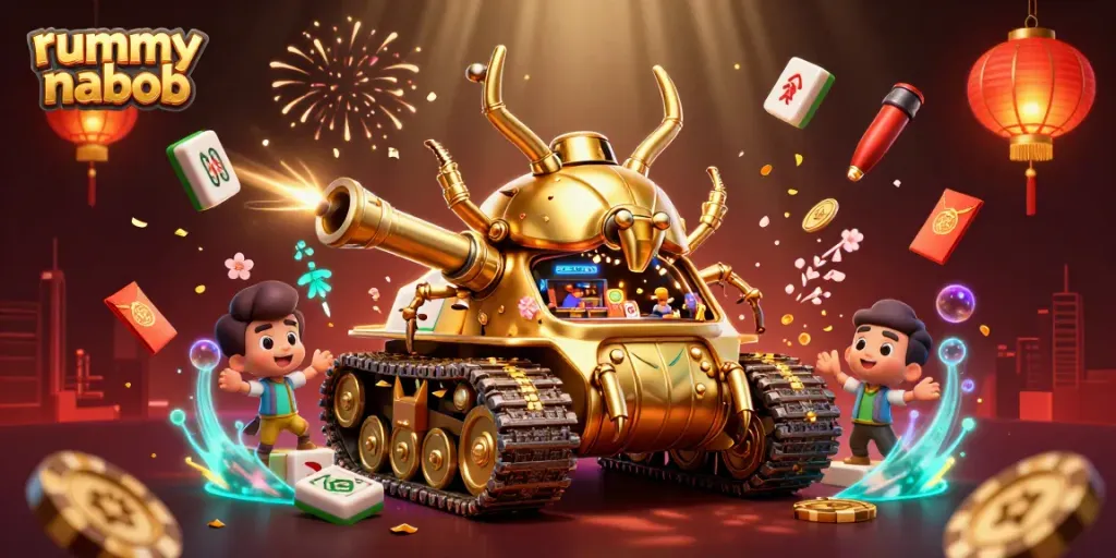 Rummy Nabob menawarkan kasino mini dalam tank keong emas, tempat kemenangan nyata menanti!