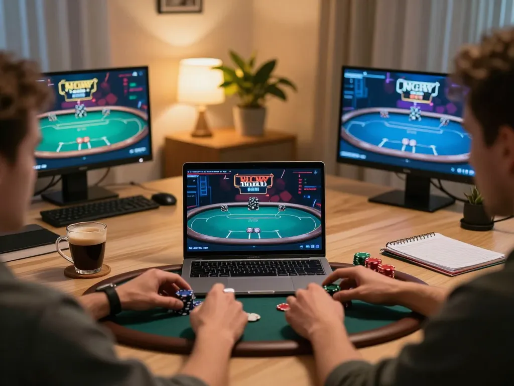Suasana strategi poker online yang menarik dengan pemain menghitung peluang sambil mengakses https://www.josephineinteriordesign.com/floating-beds/ untuk wawasan ahli.