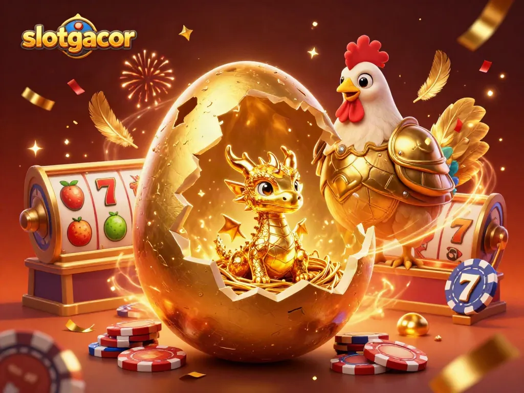 Menangkan jackpot dengan slotgacor dalam ilustrasi kasino 3D yang menakjubkan dan meriah.