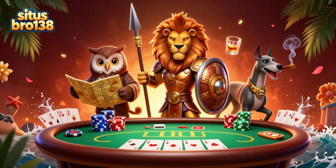 Situs bro138 menyediakan pengalaman bermain poker yang mendebarkan dengan karakter animasi di dalamnya.
