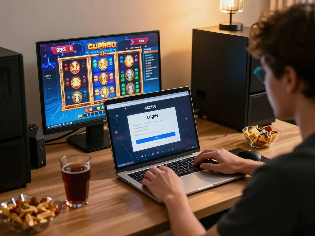 Terlibat dalam Gsc108 Login untuk pengalaman permainan slot online yang menarik di rumah yang nyaman.
