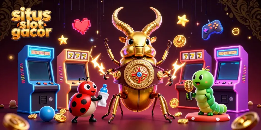 Menangkan jackpot di situs slot gacor dengan ilustrasi kreatif yang penuh detail.