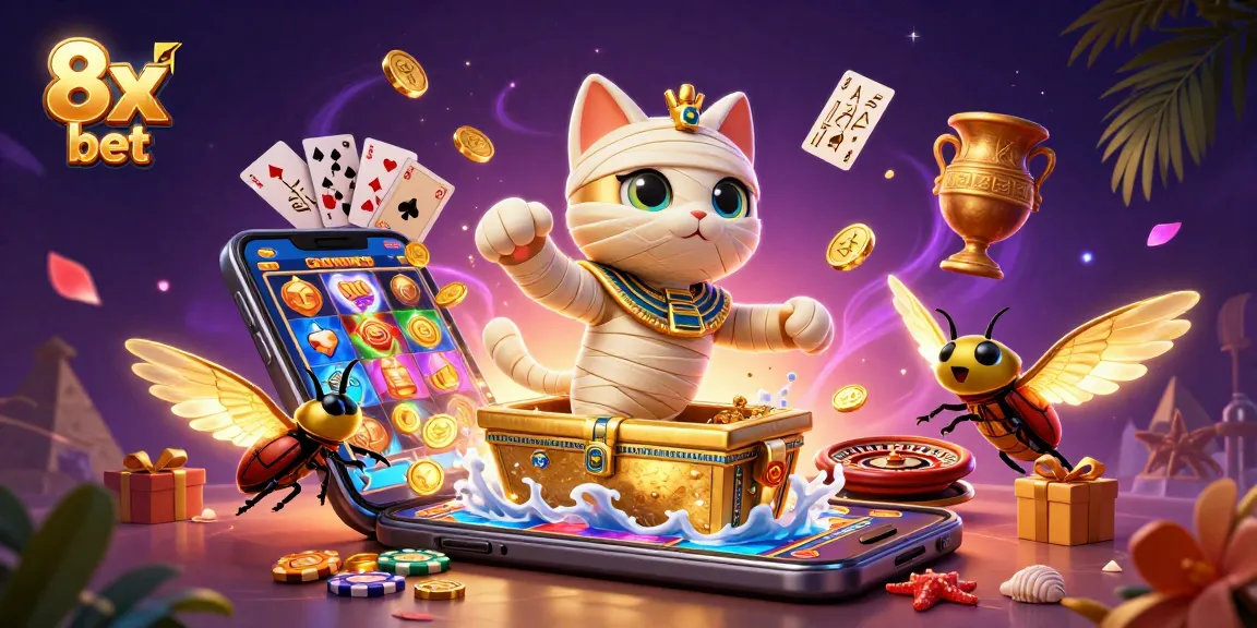 Experience the excitement of 8x bet at our vibrant online casino with dynamic game elements and engaging characters.