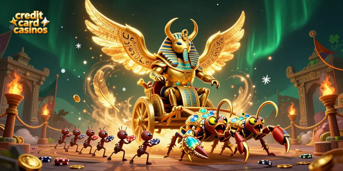 Join thrilling adventures at credit card casinos with vibrant characters and riches!