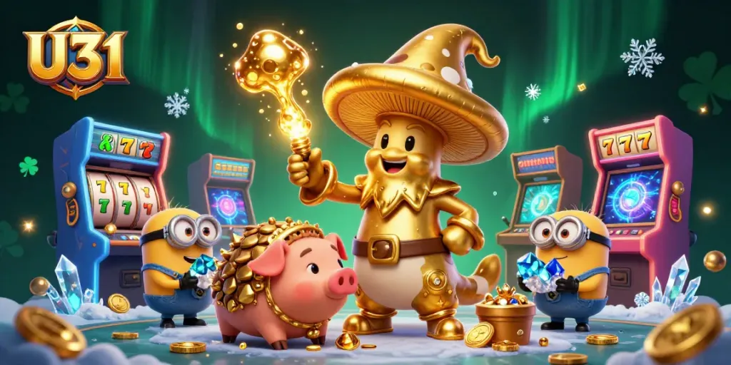 Experience thrilling gaming at U31 with vibrant characters, dazzling slots, and treasure-filled adventure.