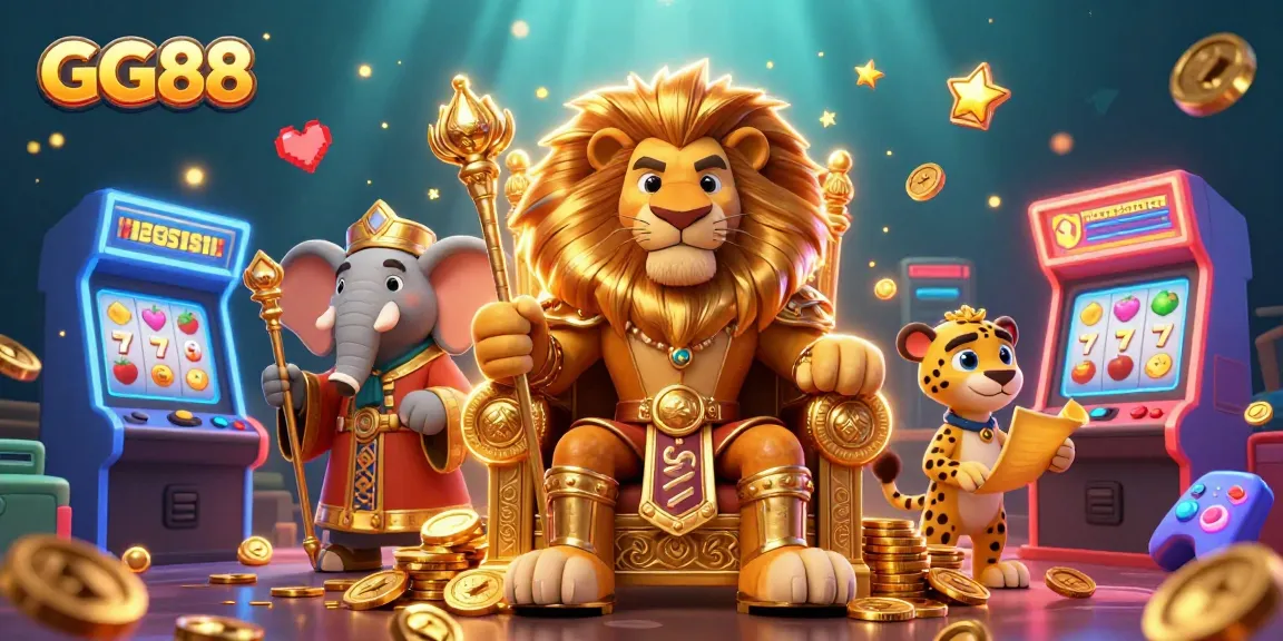 Experience the excitement of GG88 with vibrant casino elements and engaging characters.