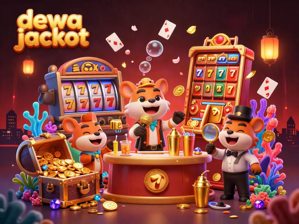 Permainan seru di dewa jackpot dengan hyena komedi menampilkan sajian kasino interaktif.