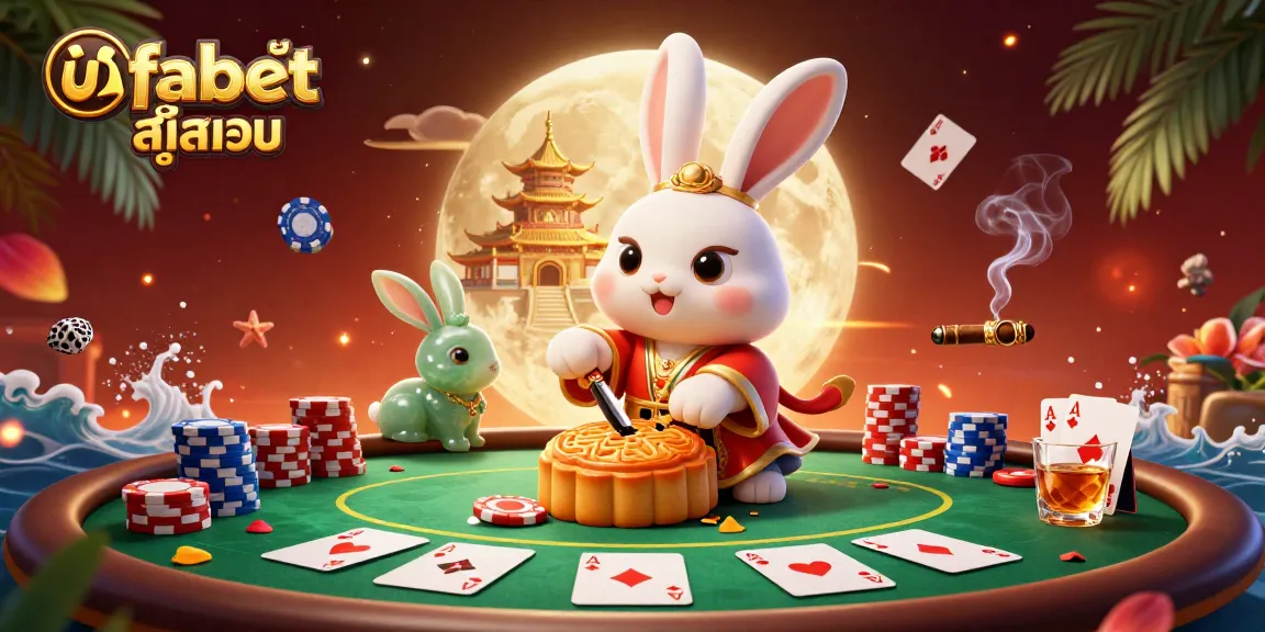 Experience exhilarating gambling with ufabetเข้าสู่ระบบ in this dynamic moonlit casino scene.