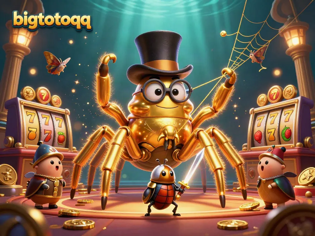Engage in thrilling casino adventures with bigtotoqq’s golden slot reels and heroic characters.