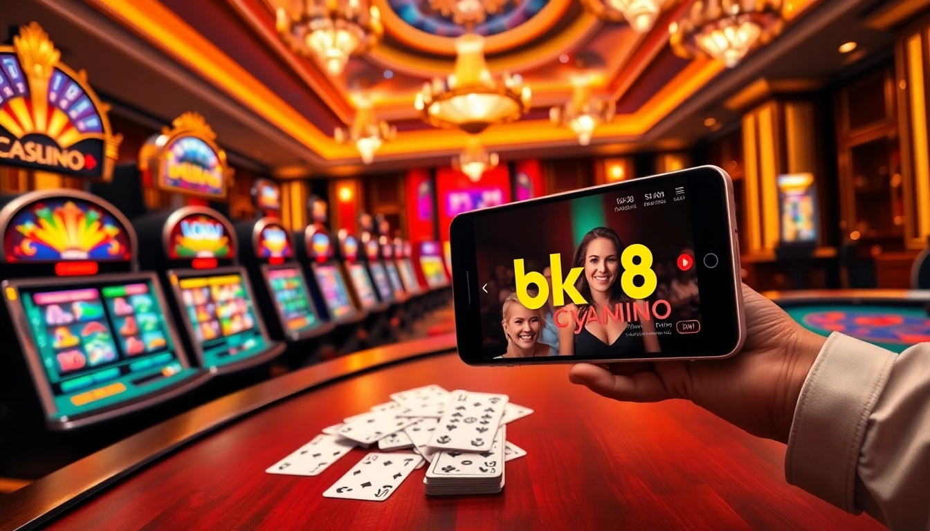 Experience the excitement of bk8 สมัครสมาชิก with vibrant casino tables and online gaming action.