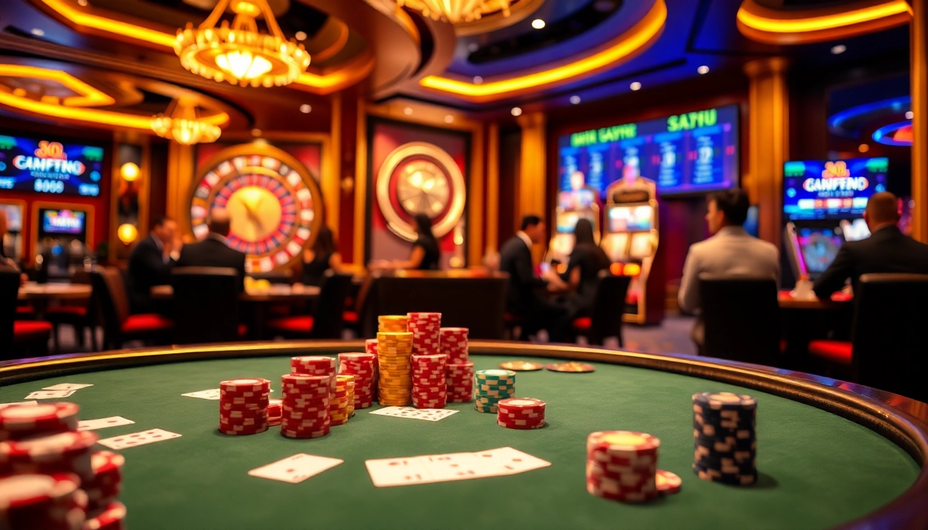 Experience the excitement at trang chủ mm88 with vibrant casino elements and high-stakes action.