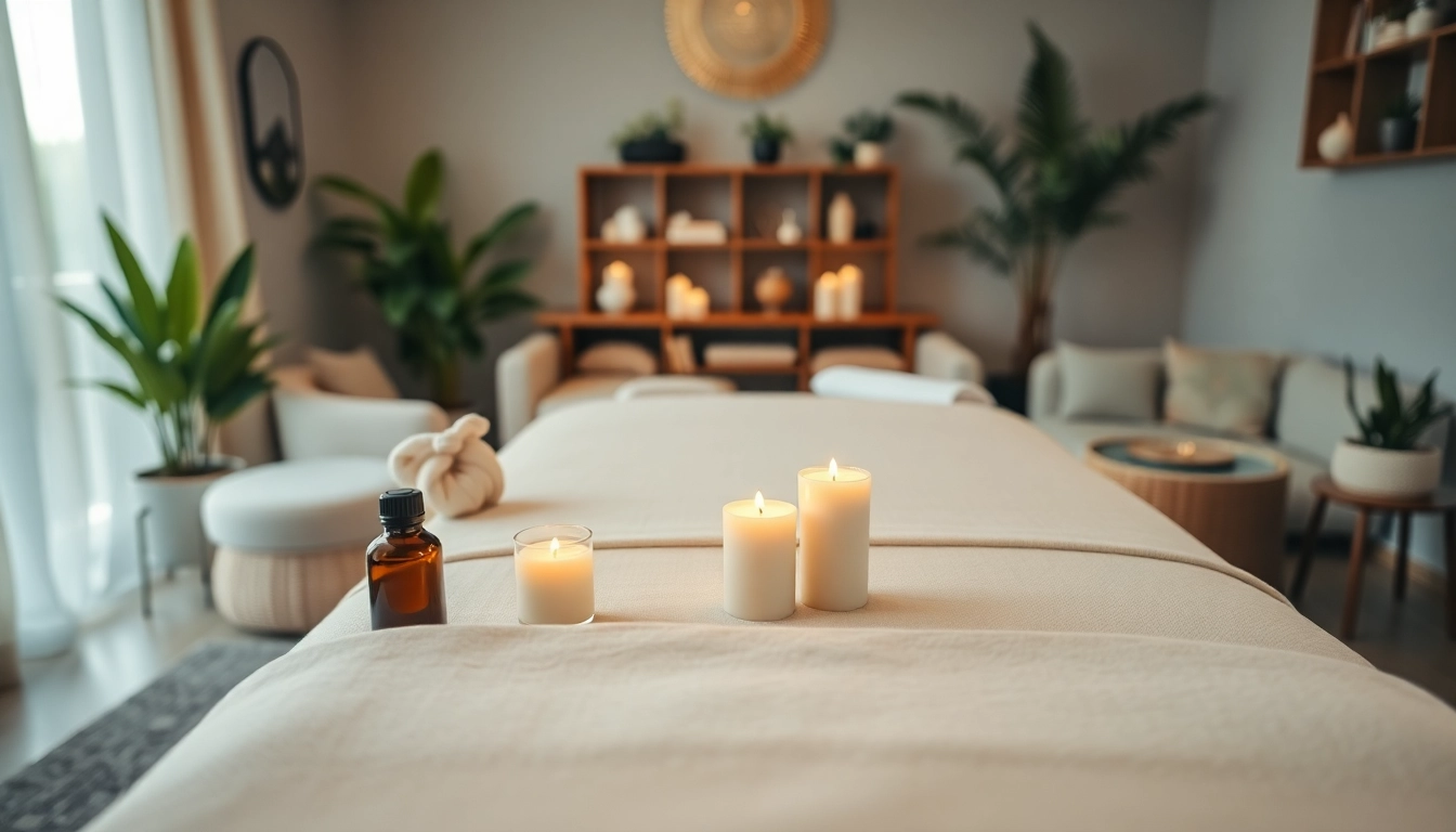 Experience 오산출장마사지 in a cozy home setup, featuring calming decor and massage essentials.