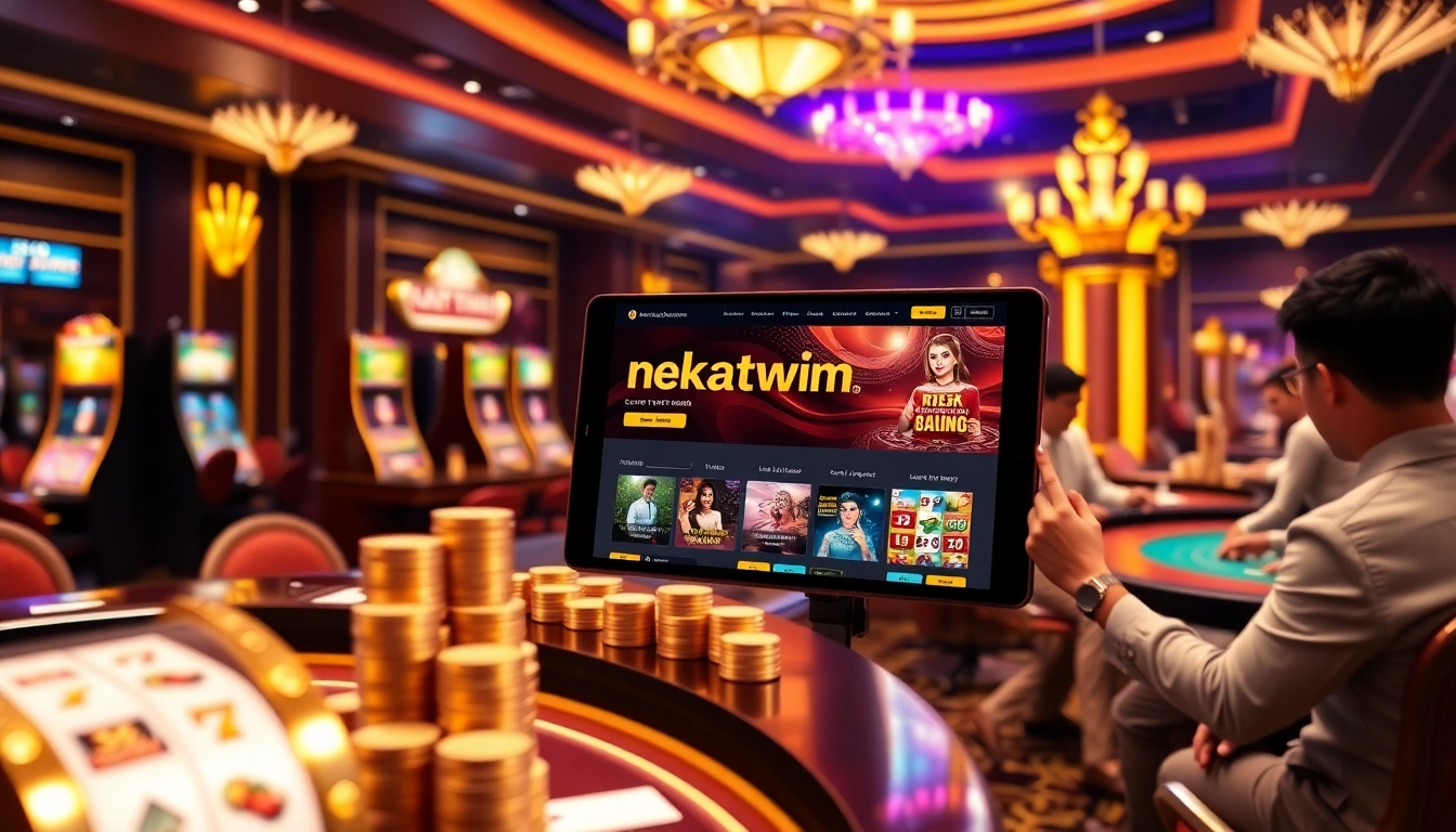 Experience thrilling gameplay at https://nekatwin.com/ with engaging online casino visuals.