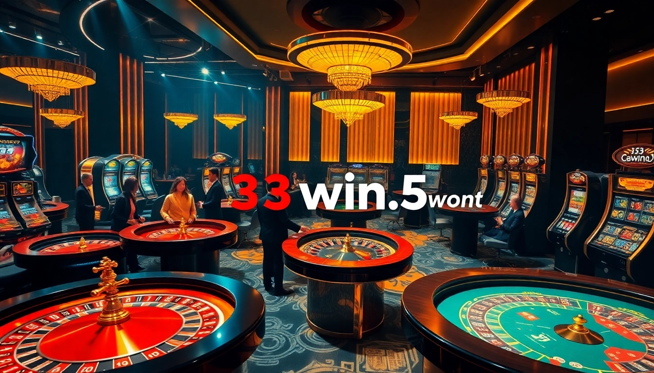 Experience excitement at https://33win5.it.com/ with vibrant casino games and luxurious decor.