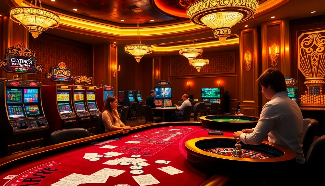 Engaging scene depicting players at trang chủ rr88 enjoying a high-stakes game at a modern casino table.