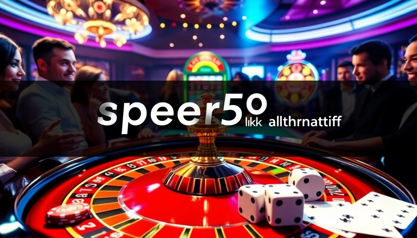 The exhilarating roulette table scene highlighting super59 link alternatif with vibrant players and stunning casino elements.